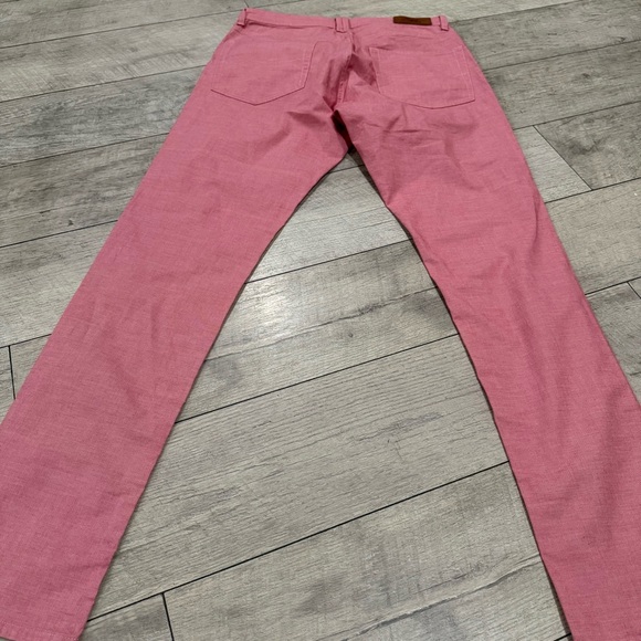 New Rodd & Gunn Straight Fit Jean Pants Coral Red Lived In Washed Sz 30R 32L - Picture 7 of 14